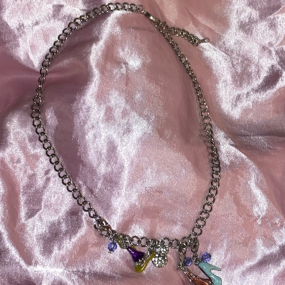 adjustable disney world children’s charm necklace